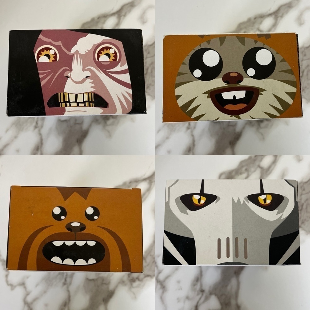 Mighty Muggs Star Wars Wicket Emperor Palpatine Chewbacca General Grievous Lot - Picture 3 of 15